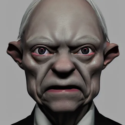 Prompt: Jeff Sessions that looks like Gollum, medieval fantasy, digital art, 8k resolution, artstation