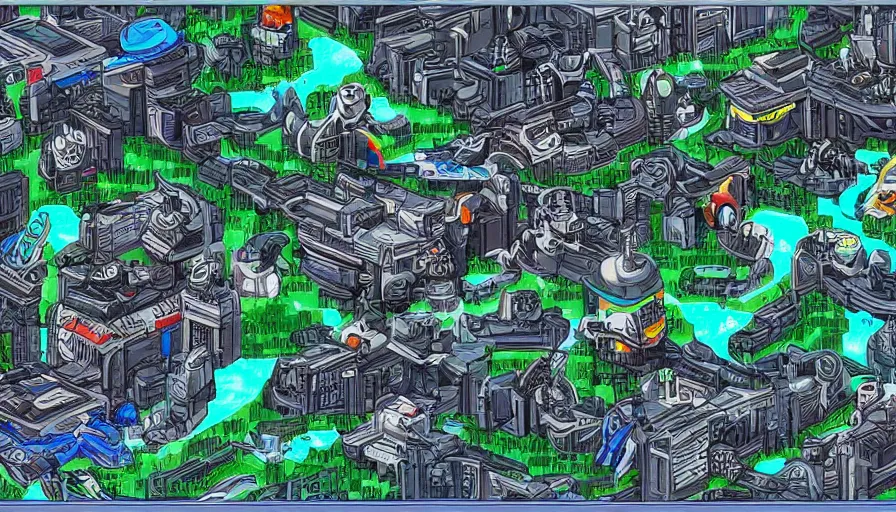 Image similar to a xenomorphic biopunk city in the style of sega genesis game