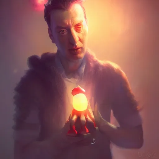 Prompt: neville goddard, huggy wuggy from poppy playtime video game, fullbody, ultra high detailed, glowing lights, oil painting, greg rutkowski, charlie bowater, beeple, unreal 5, daz, hyperrealistic, octane render, rpg portrait, dynamic lighting, fantasy art, beautiful face