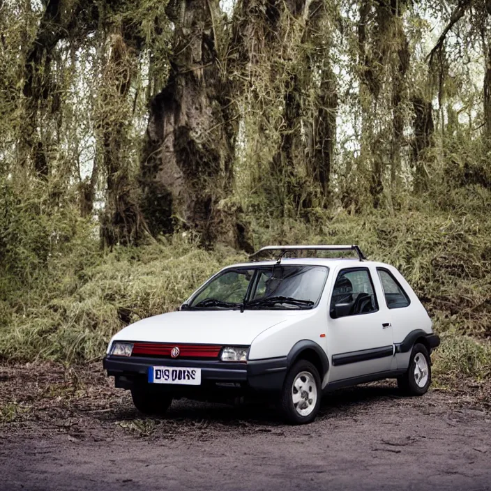 Prompt: fiat uno voando no espaco, by greg rutkowski, canon eos c 3 0 0, ƒ 1. 8, 3 5 mm, 8 k, medium - format print