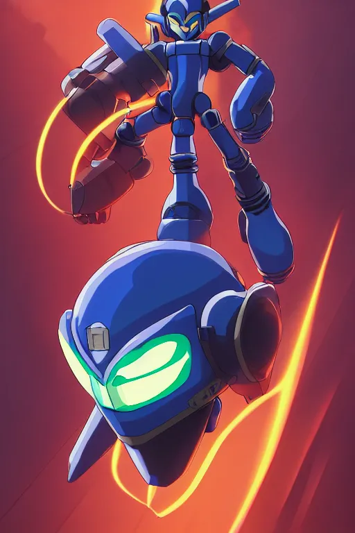 Image similar to robot ninja mask helmet megaman x zero rockman 2 0 2 2 switch game boss legacy collection fanart artsation, art gta 5 comics, behance hd by jesper ejsing, by rhads, makoto shinkai and lois van baarle, ilya kuvshinov, rossdraws global illumination ray tracing