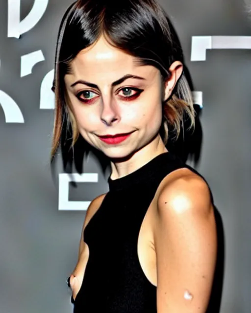 Prompt: style of georgia o'keefe : : gorgeous willa holland : : evil witch, swirling black magic, black dress : : symmetrical face, symmetrical eyes : : full body pose : : gorgeous black hair : : magic lighting, low spacial lighting : :