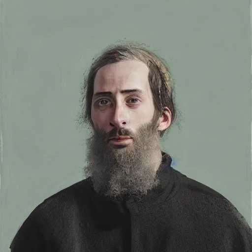 Prompt: A portrait of Ibai, by Marco Grassi