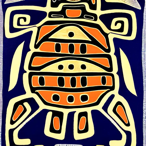 Image similar to turtle. pacific northwest coast, haida gwaii, formline, native art, tribal art, haida, clean, haida, haida