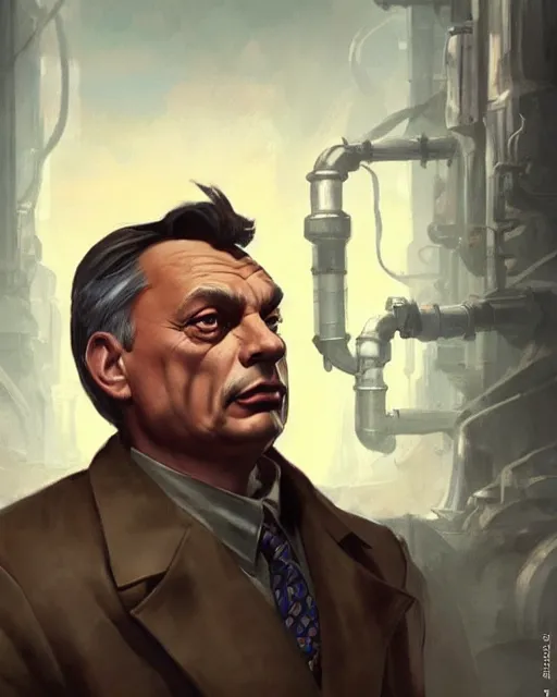 Prompt: viktor orban as a scientist. 1 9 8 0 s dystopian soviet russia, propaganda screens. unreal engine, fantasy art by jesper ejsing. faithfully depicted facial expression, perfect anatomy global illumination, radiant light, detailed and intricate environment