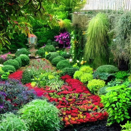 Prompt: an amazing garden