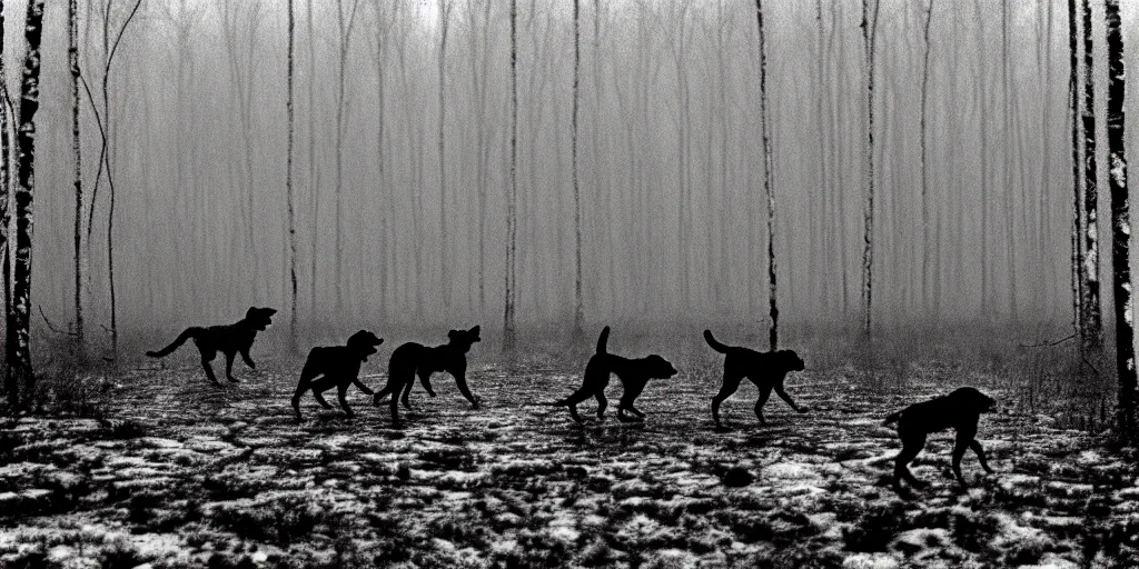 movie still by tarkovsky crowd of hunter and crowd of | Stable ...