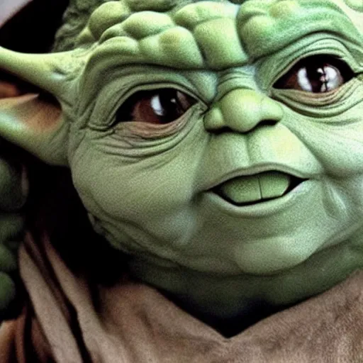 Image similar to toilet with angry facial expression, used by yoda