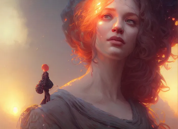 Prompt: highly detailed portrait of christina hendricks, stephen bliss, unreal engine, fantasy art by greg rutkowski, loish, rhads, ferdinand knab, makoto shinkai and lois van baarle, ilya kuvshinov, rossdraws, tom bagshaw, global illumination, radiant light, detailed and intricate environment