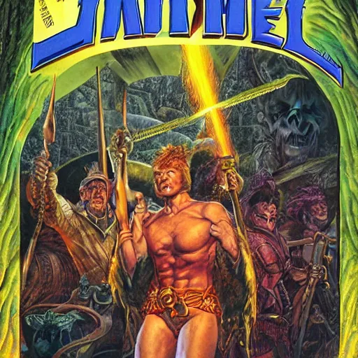 Prompt: hammer of the gods, Darrell k sweet, Joe Jusko, Alan Lee