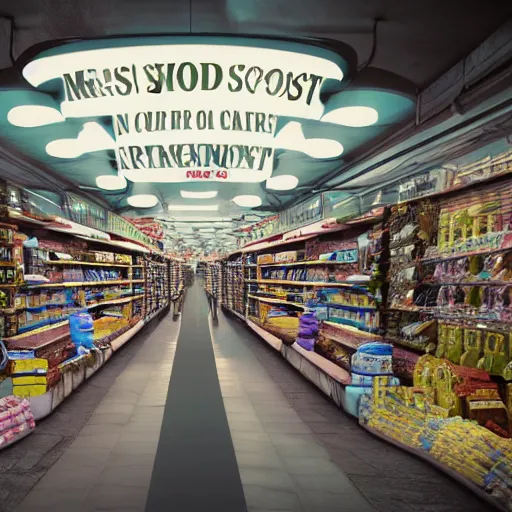 Prompt: Mr Snoots goes shopping. 8k full colour octane render, photoreal