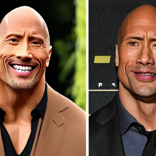 Image similar to dwayne johnson as a pendari