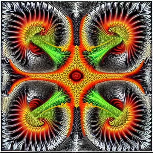 Image similar to the most complex fractal ever