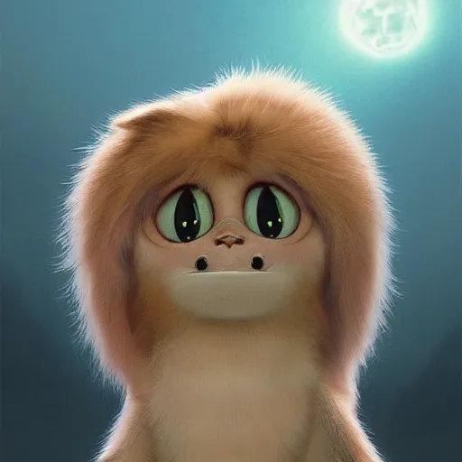 Prompt: cutie fluffy creature movie star people, digital art, 3 d, octave render, masterpiece, mega detailed, pixar, disney, vivid illustration, cartoon, fantasy, by george stubbs, artgerm, in the style of ghibli kazuo oga, pastel fur