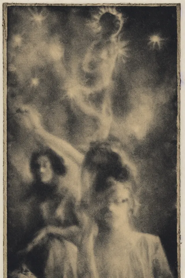 Image similar to wet plate sun tarot card victorian era, coal dust, in the style of brothers quay