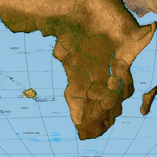 Image similar to a extremely ultra highly detailed hi - res ultra highly detailed logo of africa, zoom out, 8 k, high textures, ultra hyper sharp, insanely detailed and intricate, super detailed, 8 k hdr ultra high quality digital art,