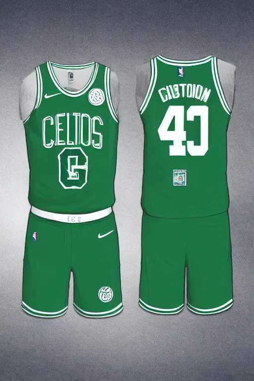 Image similar to boston celtics 4 th of july uniforms, patriotic, god bless america, concept art, red white blue green