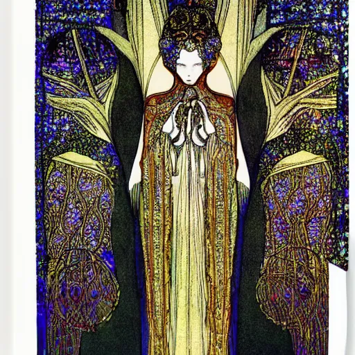 Image similar to coronavirus by harry clarke