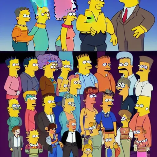 Image similar to the simpons