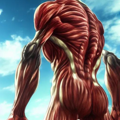 founding titan from attack on titan ( shingeki no, Stable Diffusion