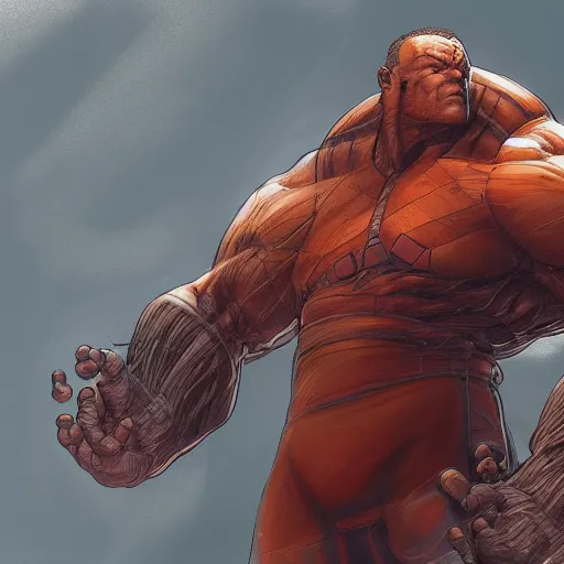 Image similar to Colossus from X-Men Marvel Comics, hyperdetailed, artstation, cgsociety, 8k