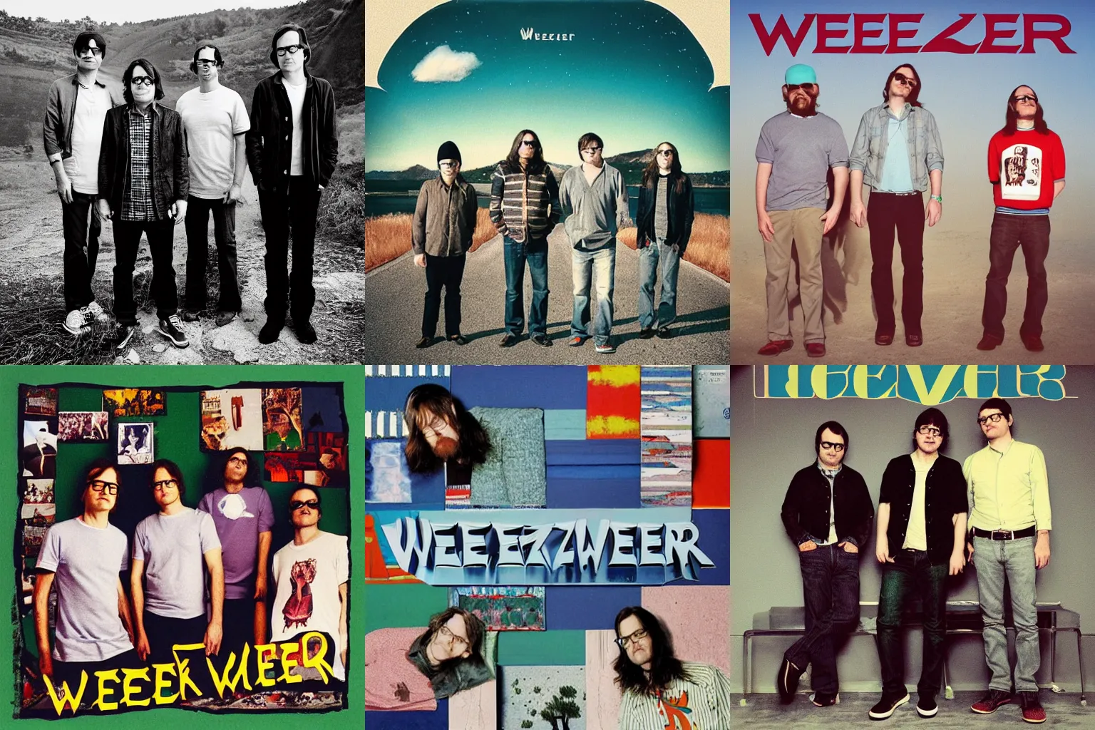 Prompt: Weezer album cover