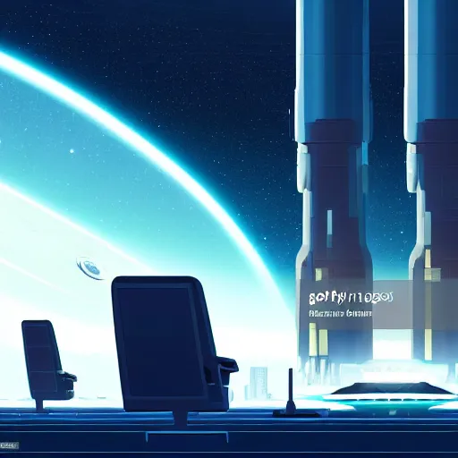 Image similar to the president of the planet in her office. space colony, clean, shiny, polished, mining outpost, rich, high tech, far future, stellar exploration, business, power, sleek, cold atmosphere, jagged metal landscape, even lighting, dark, black, wealth, 8 k uhd fantasy art illustration.