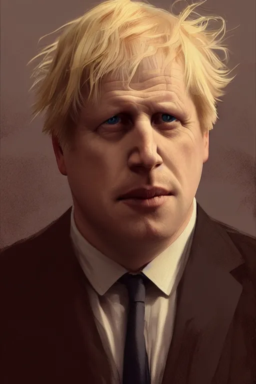 Prompt: Boris Johnson as Lord Voldemort without nose, Boris Johnson hairstyle, masculine figure, highly detailed, digital painting, artstation, concept art, smooth, sharp focus, illustration, cinematic lighting, art by artgerm and greg rutkowski and alphonse mucha