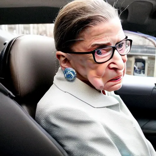 Prompt: ruth bader ginsburg drunk driving