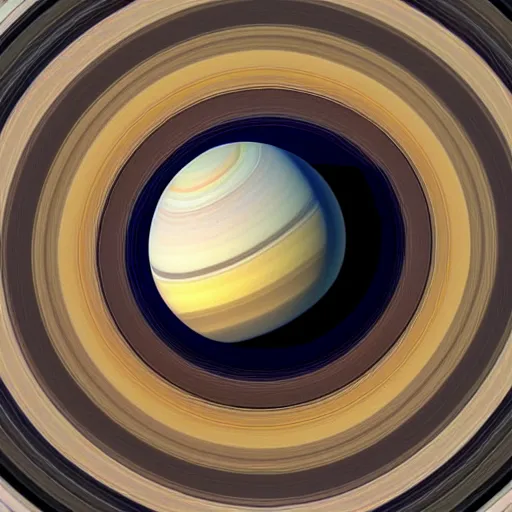 Prompt: Saturn isometric view from outer space