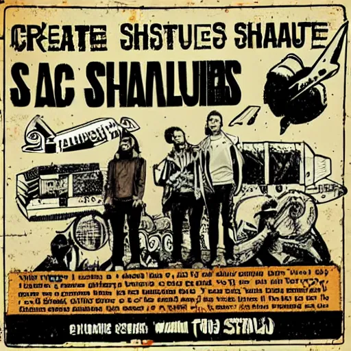 Image similar to crust-punks steal a space shuttle