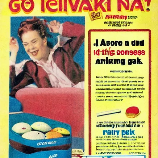 Image similar to advertisement for GAK