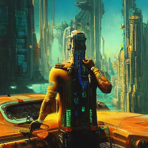 Image similar to giant underwater cityscape, cyberpunk 2 0 7 7 and beksinski art style, highly detailed 7 0 s scifi painting