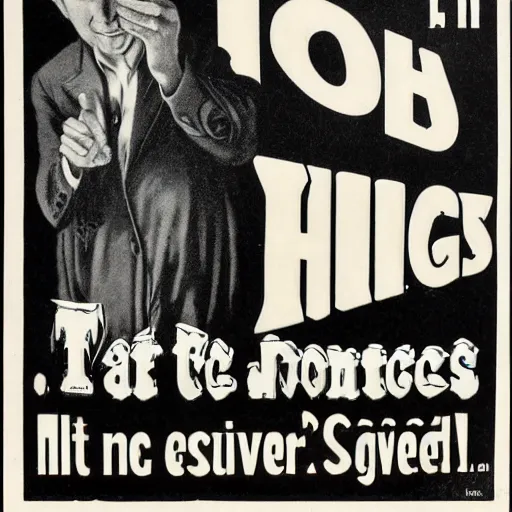 Image similar to vintage advertisement for a tonic that makes fingers longer, high resolution scan