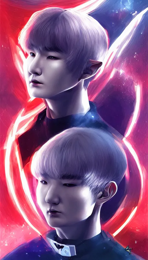 Prompt: MIN YOONGI is Spock+ HYPERDETAILED+ARTSTATION+cgsociety+ 8k HD+STUNNING LIGHTING