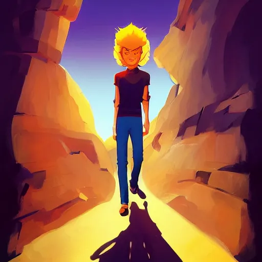 Image similar to face icon stylized minimalist the new adventures of johnny quest, loftis, cory behance hd by jesper ejsing, by rhads, makoto shinkai and lois van baarle, ilya kuvshinov, rossdraws global illumination