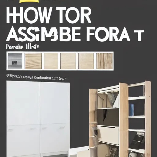 how to assemble ikea furniture, magazine photo Stable Diffusion OpenArt