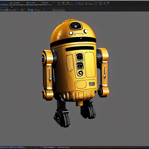 Prompt: highly detailed realistic droid's fancy design - blender - unreal engine 5 - gsync - 8K with ray tracing