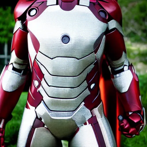 Image similar to ironman with a female body shape