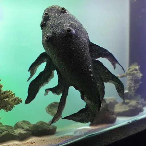 Image similar to aquarium creature dark and murky