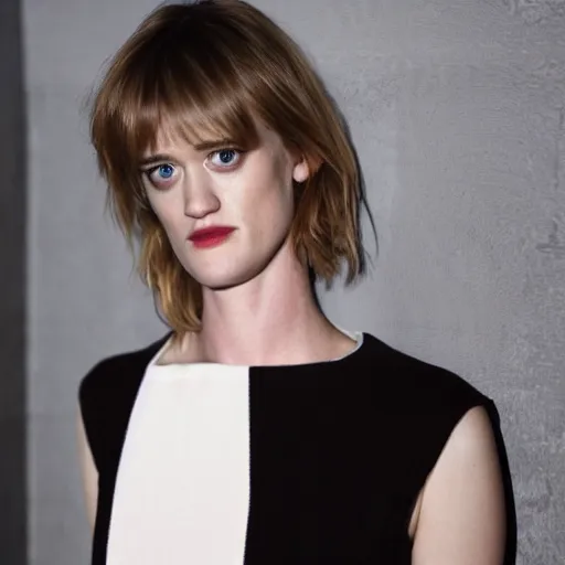 Image similar to actress mackenzie davis, dramatic light, very coherent - h 7 0 4