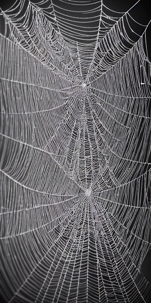 Image similar to tetris inspired spider web made by a tiny robotic spider, web fibers at only 9 0 degree angles between each other, realistic, studio macro photo, spot lighting, very detailed w 7 6 8