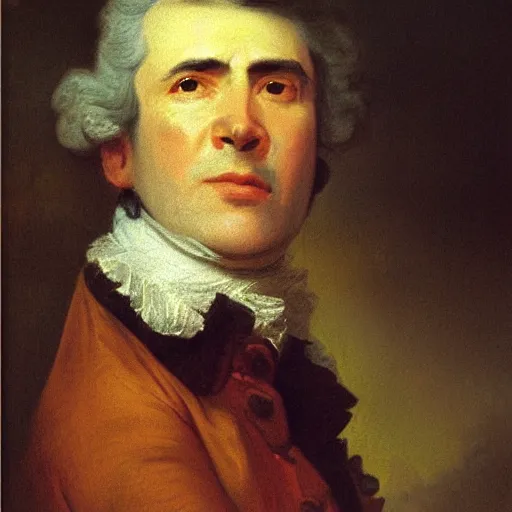 Image similar to a portrait of Joseph Joubert by Thomas Gainsborough, oil painting, masterpiece, old master, grand master, digital painting, concept art, smooth, sharp focus, illustration