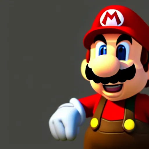 Prompt: Photo realistic live action Mario as a Soldier, ray tracing, 8k, highly detailed, realism, award winning photography
