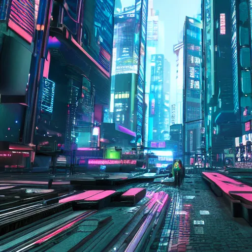 Image similar to cyberpunk, 8 k, unreal engine, hd, 3 d