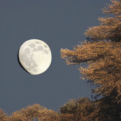 Image similar to photo of moon falling on earth