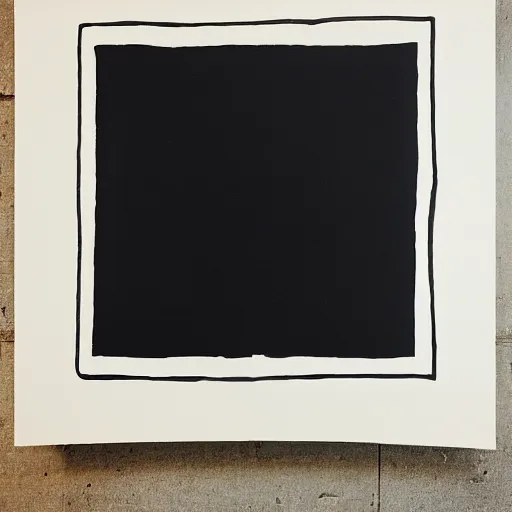 Image similar to filled canvas of the color black by karl gerstner