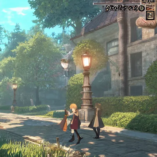 Prompt: the aesthetic volors, octopath traveler, studio ghibli, unreal engine 5 highly rendered, radiant light, detailed and intricate environment
