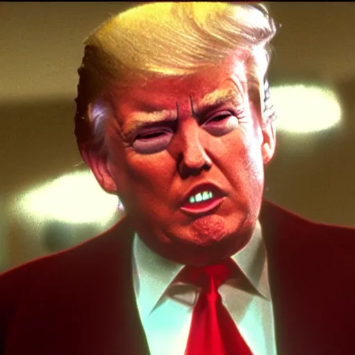 Image similar to donald trump in back to the future, 8k resolution, full HD, cinematic lighting, award winning, anatomically correct