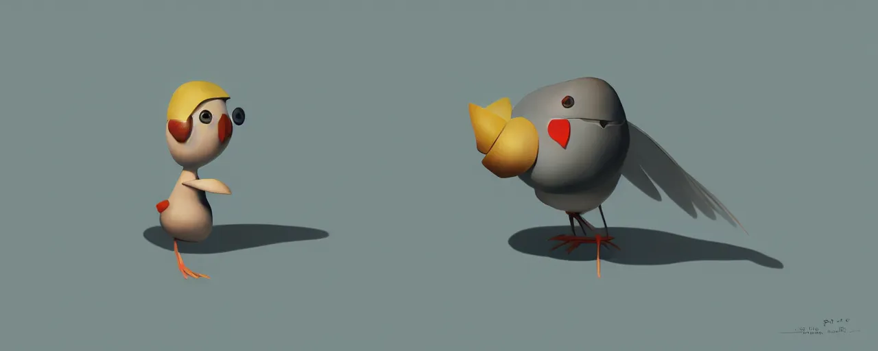 Image similar to gori fujita ilustration a game development studio, little bird with a lot of work close up painting by goro fujita, sharp focus, highly detailed, artstation